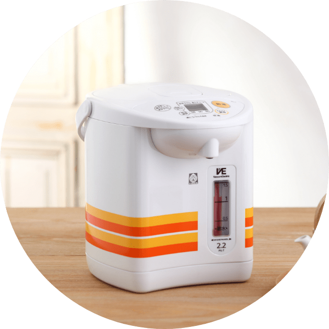 [Orange Stripe] Vacuum Electric Water Boilers & Warmers PIL-T220