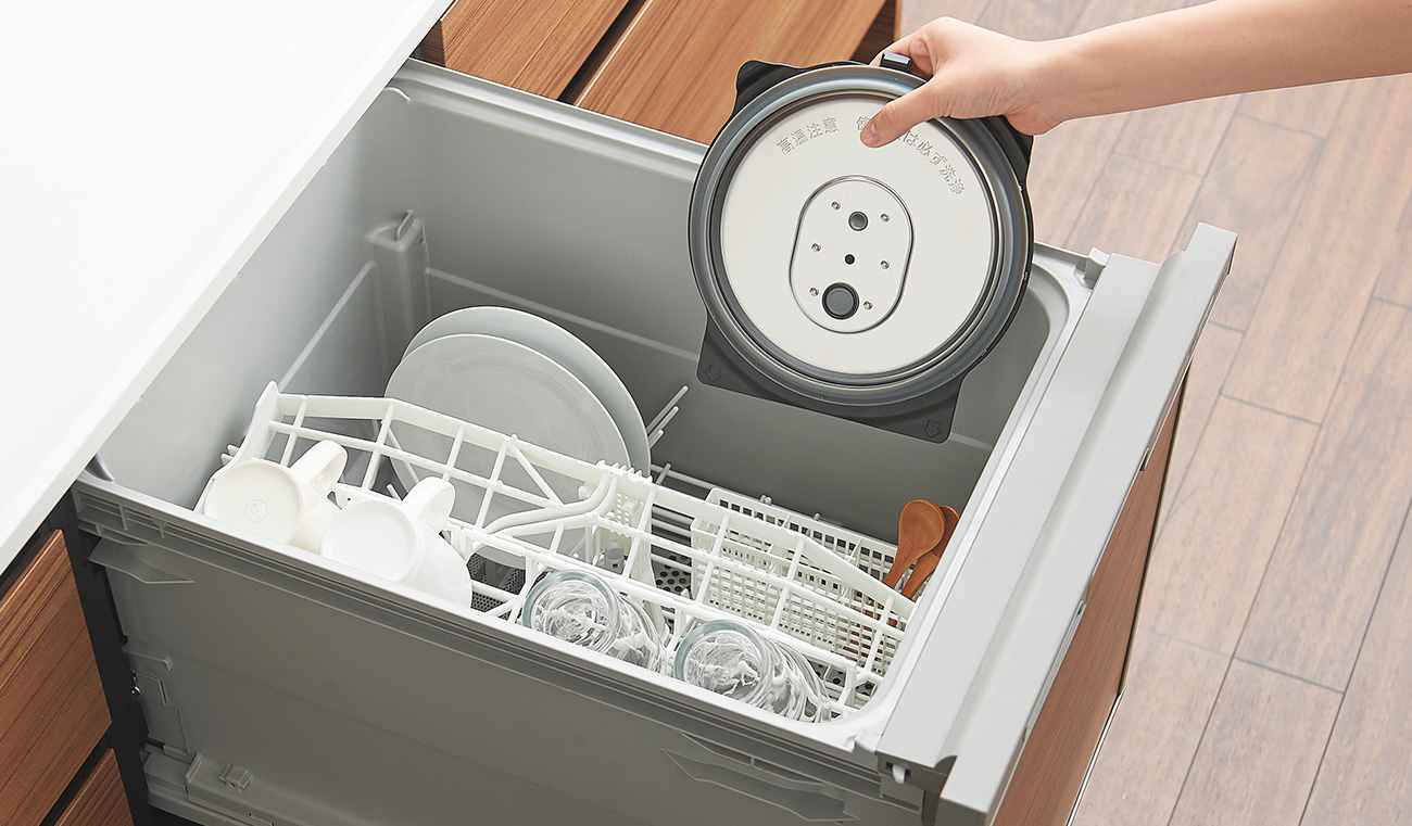 The inner lid are dishwasher-safe